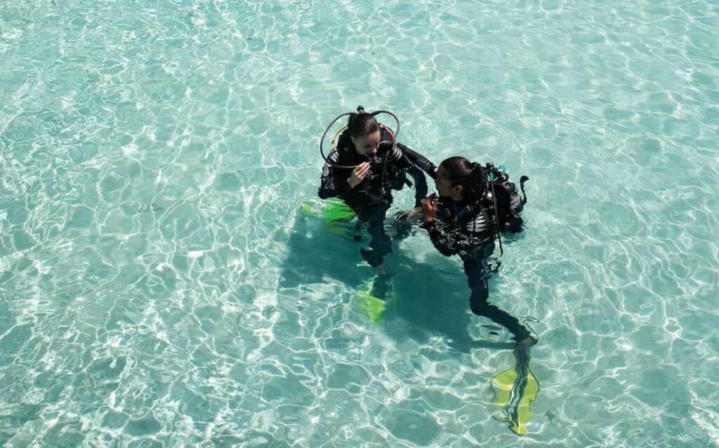 Family holiday - diving in the Indian Ocean