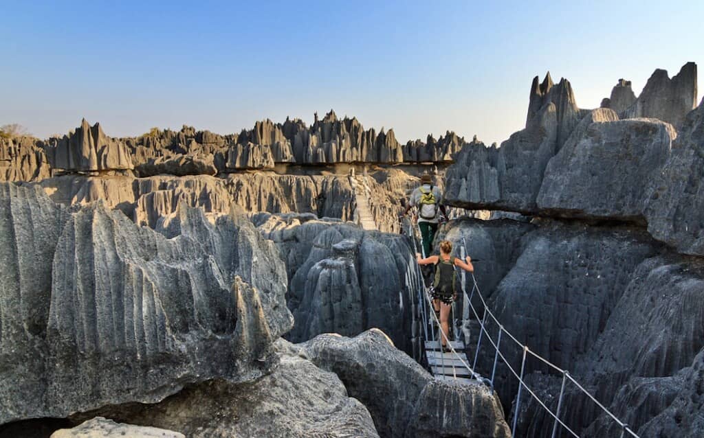 The Stone Forest in Madagascar is a sight to behold